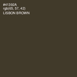 #41392A - Lisbon Brown Color Image